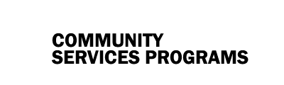 Community Services Programs
